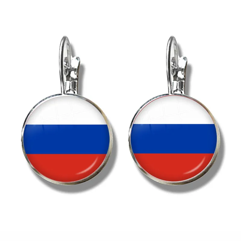 3 Советское соединение, Бразилия, Канада, Нидерланды, Израиль, Сирия, Venezuela, Соединенные Штаты, испанский национальный серьги с флагом для женщин ювелирные изделия для девочек - Окраска металла: 3