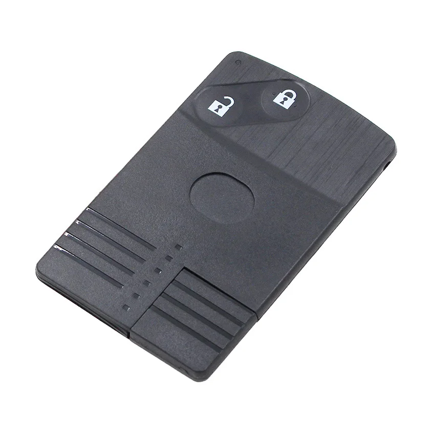 2 кнопки смарт-карта дистанционный ключ без ключа чехол брелок Необрезанный для