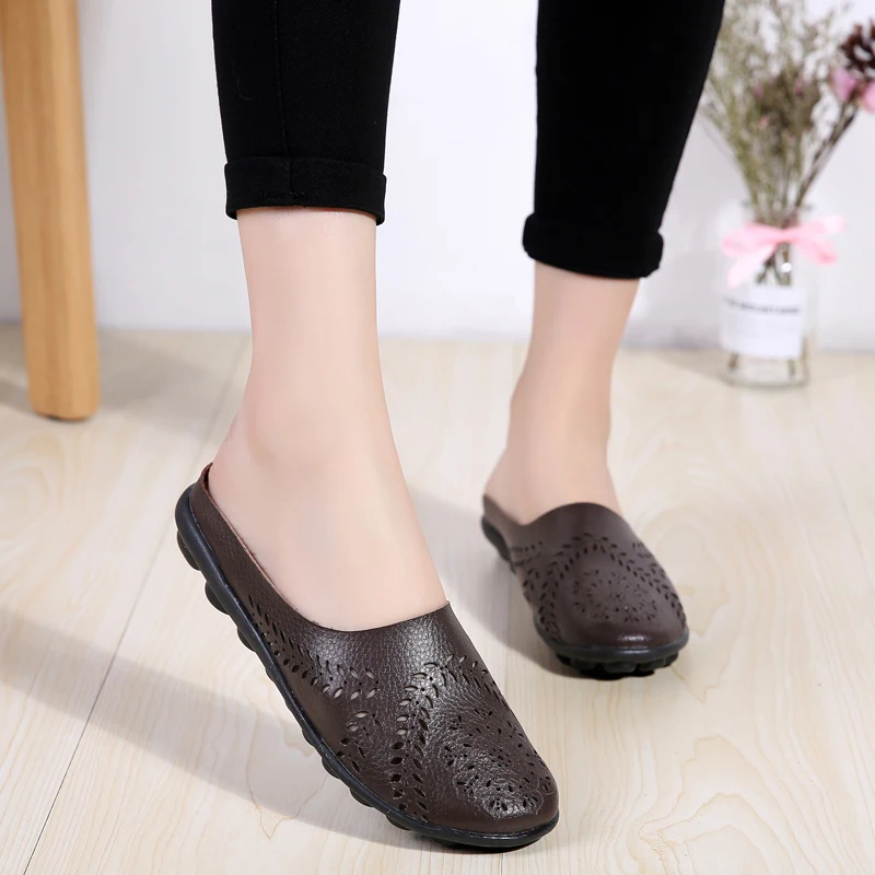 

Slippers Women Summer Hollow Plus Size 35-44 Woman Slippers Fashion Loafers Women Shoes Slippers Women Sandals
