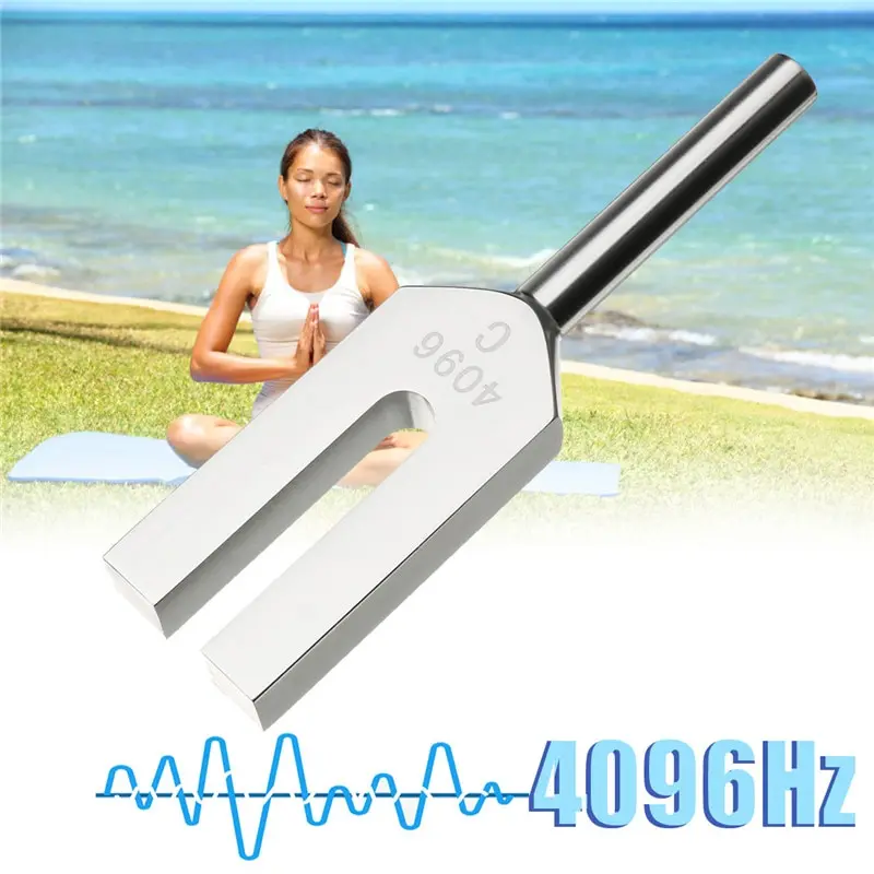 

High-frequency Energy Tuning Fork Crystal 4096HZ Medical Tuning Fork Aluminum Alloy Healing Sound Vibration Therapy Medical Tool