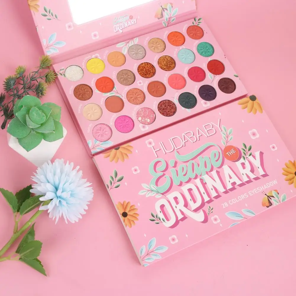 

Eye Shadow Plate Universal Popular Easy to Carry 28-color Glitter Eyeshadow Palette for Girl Oogschaduw Kleurenpalet