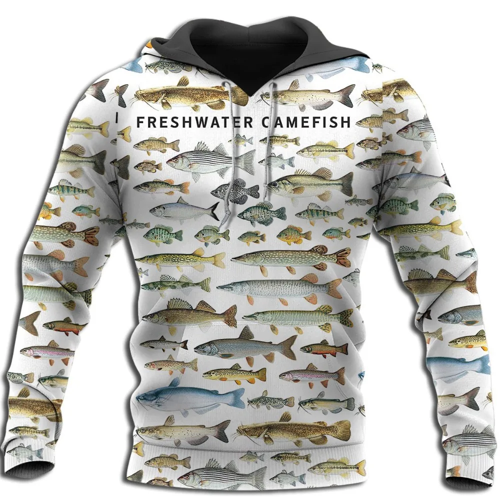 

Пресноводных Gamefish 3D, с цветочным принтом, мужская толстовка с капюшоном Мода Харадзюку Толстовка Повседневная одежда в стиле унисекс, пулов...