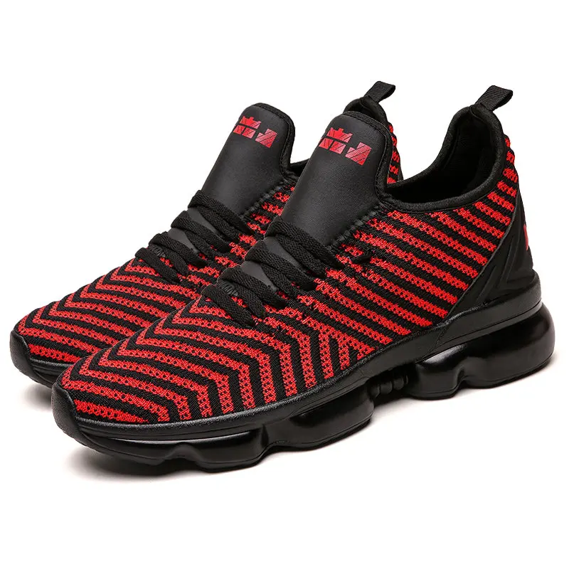 black and red 01 Парные баскетбольные кроссовки Jordan мужские баскетбольные кроссовки Lebron амортизирующие кроссовки James Уличная обувь унисекс 21 цвет на выбор - Цвет: black and red 01