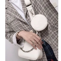 three in one hobo baguette bag women fashionable underarm bag female 2021 new chain messenger small bag with purses