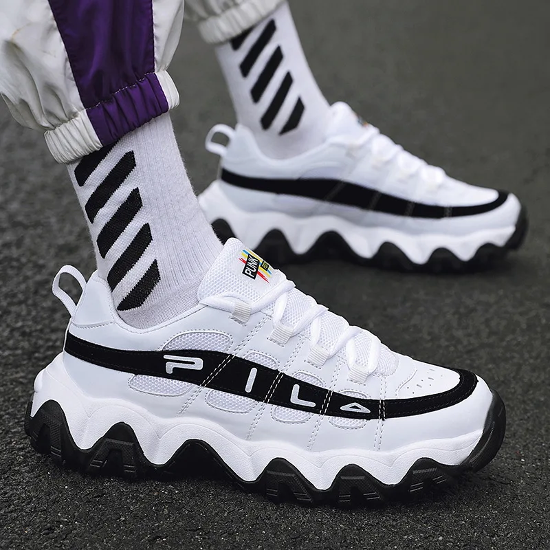 

Fashion Men's Sneakers Breathable Mesh Hard-Wearing Light Casual Shoes Summer Comfortable Lace-up Sweat-Absorbent Running Shoes