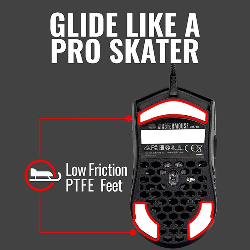 Игровая мышь Cooler Master MM710 DPI с оптическим датчиком игровая сотовым корпусом