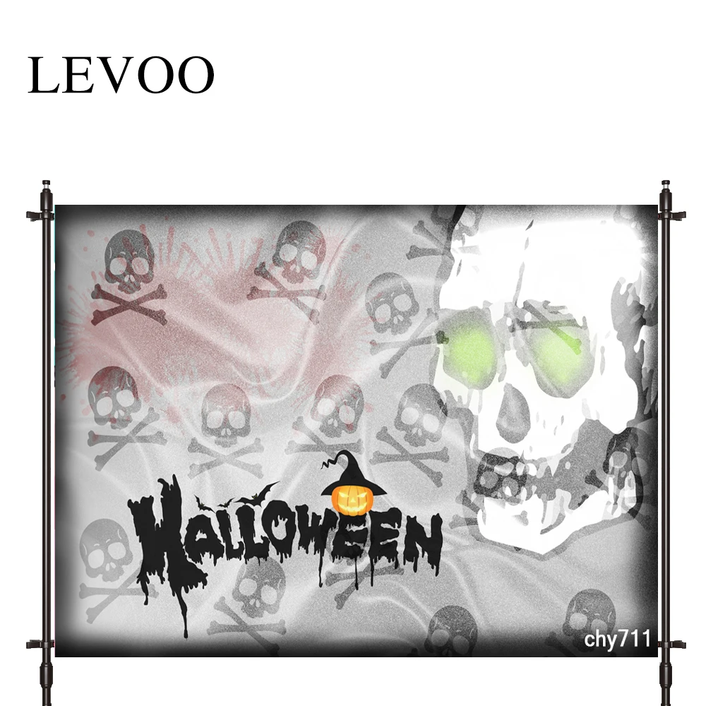 

LEVOO Photography Studio Skeleton Halloween Cartoons Terror Bat Newborn Photography Backdrop Camera Fotografica