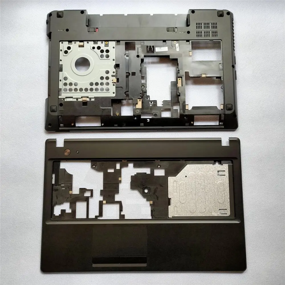 Новая Оригинальная Нижняя крышка и Упор для рук Lenovo G580 G585 верхняя с подставкой