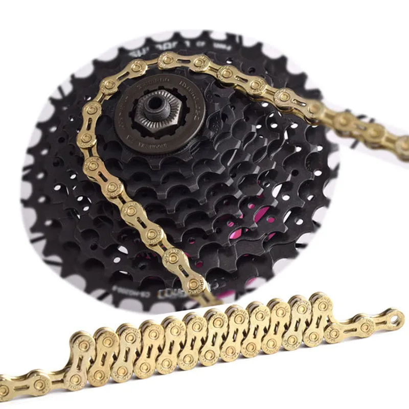 

Mountain Bike Road Bicycle Chain 9 10 11 Speed Bicycle Replacement Accessories