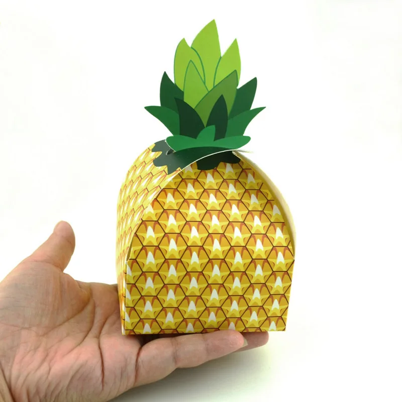10 шт ананас конфеты коробка Тутти фрукти день рождения Гавайи тропические