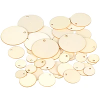 50100 pieces hang tags cards hang crafts diy wood round 2345cm circle embellishment for birthday board calendar blank rings