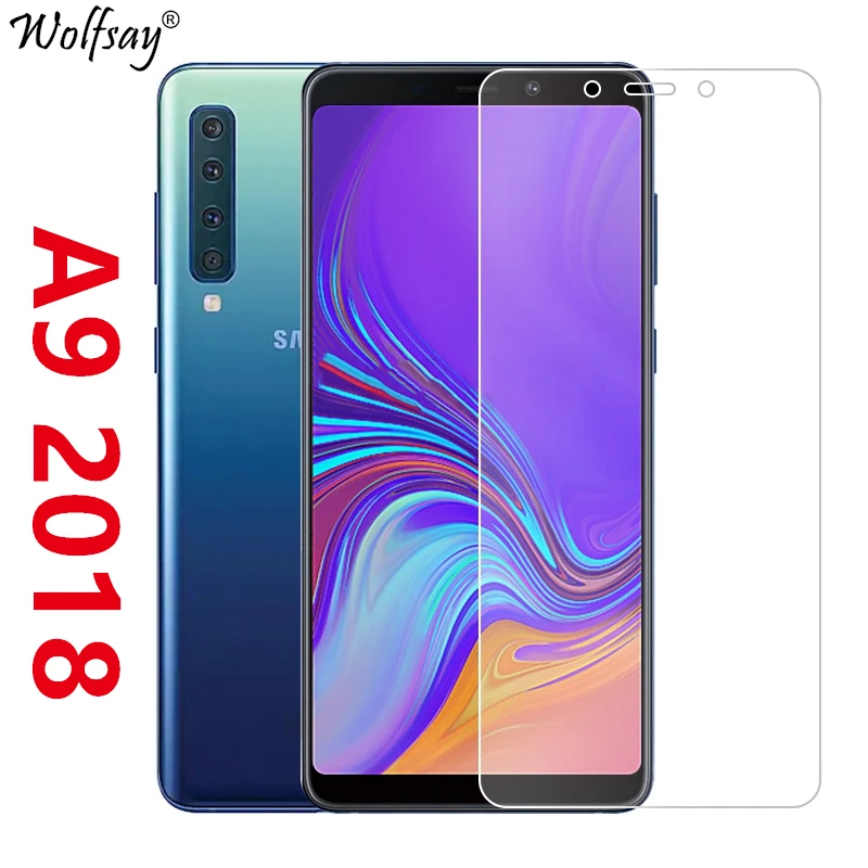 Закаленное стекло для Samsung Galaxy A9 2018 Защита экрана Star/A9S/A9 A9|Защитные стёкла и