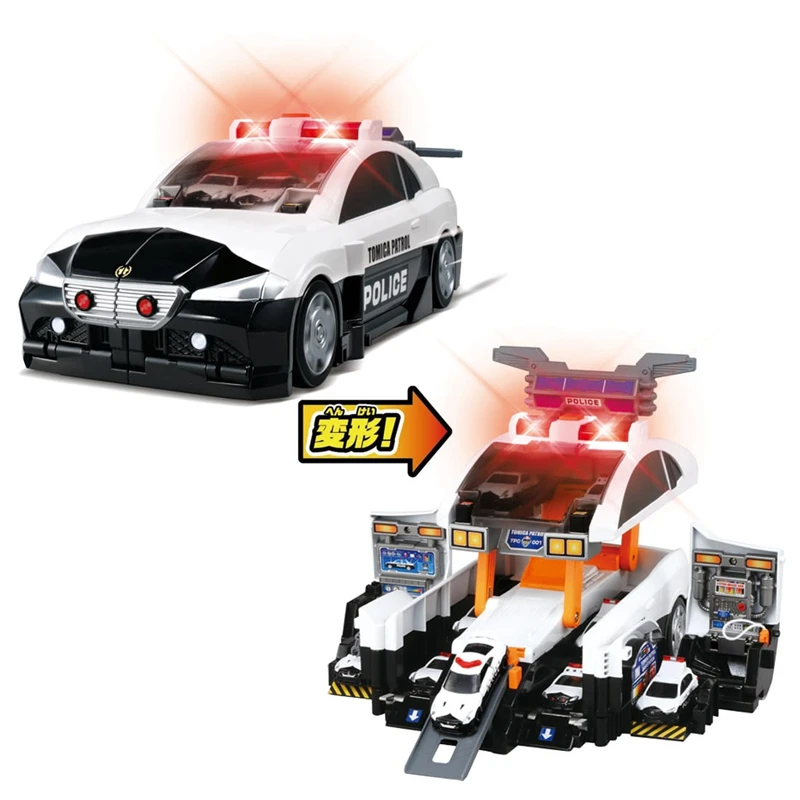 Takara tomy tomica Деформация полиция патруль автомобиль игрушка литая образовательные