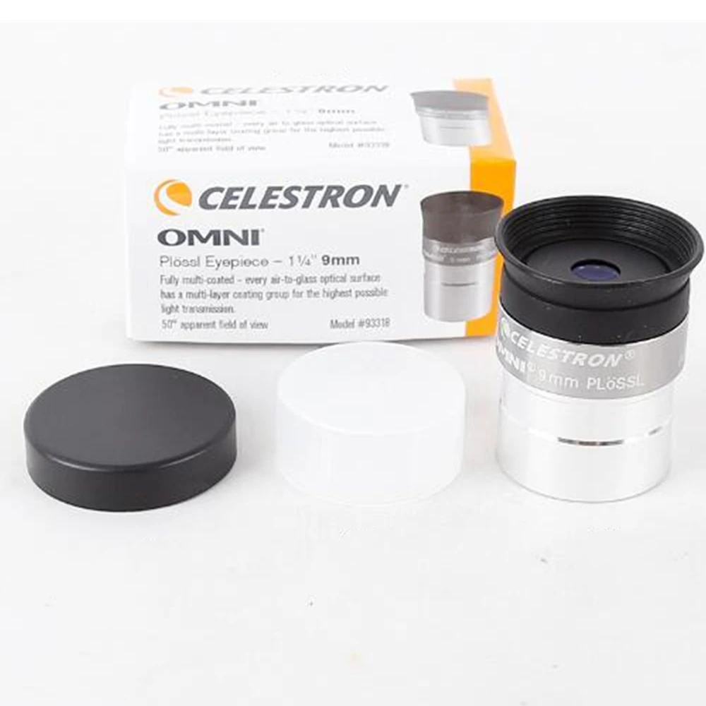 

OMNI 9mm M28x0.6mm 52 Degrees PLossl Focal Length Telescope Eyepiece FMC-green Film with Optical Glass