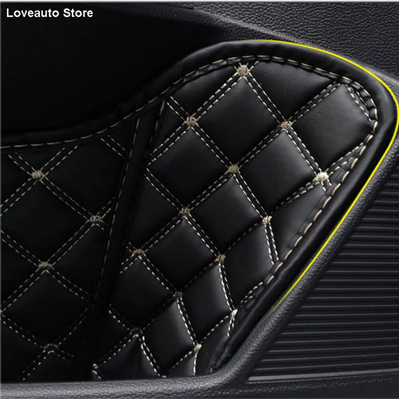 

For Toyota RAV4 RAV-4 2019 2020 2021 Car Front Rear Door Inner Armrest Handle Door Multifunctional Storage Box Car Accessories