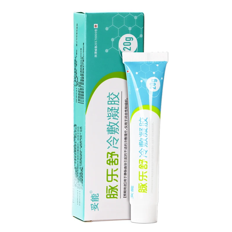 

Varicose Vein Cold Compress Gel Ointment Treatment Phlebitis/Vasculitis/Varicosity Angiitis Pain/Swelling Relief Body Care Cream