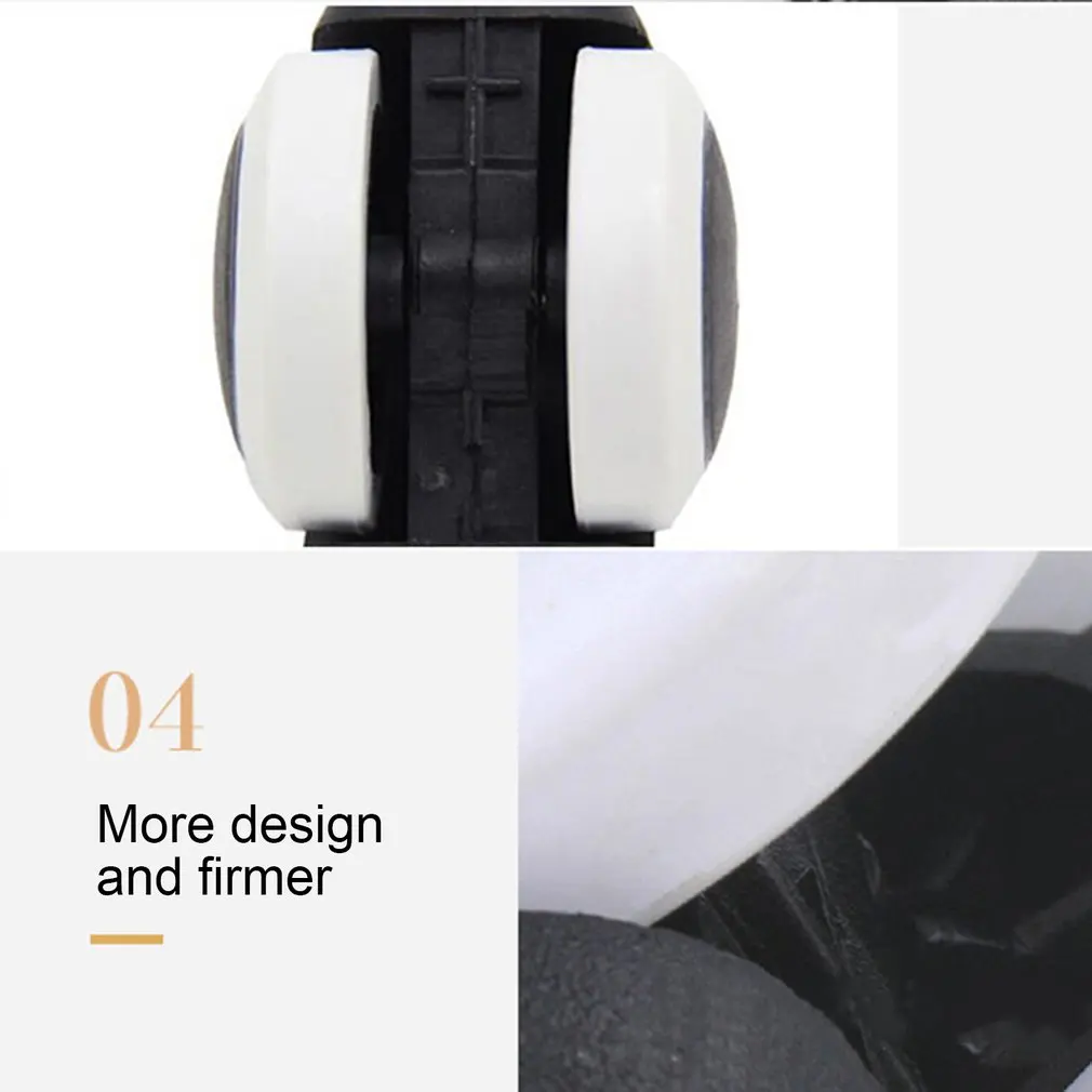 Бесшумное колесо замена офисного кресла поворотный ролик роликовые колеса