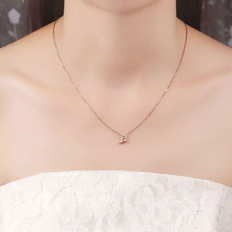 Трендовая блестящая Подвеска для женщин и девушек 18 К чистое Настоящее твердое