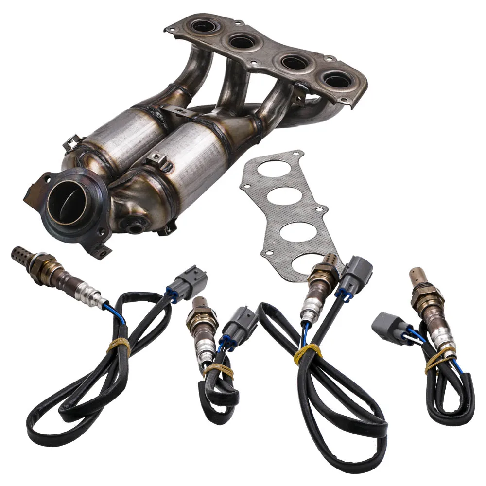 Exhaust Manifold Catalytic Converter + Air Fuel Ratio Oxygen Sensor for Toyota RAV4 2.0L I4 2001 2002 Rav4 89467-42020 | Автомобили и