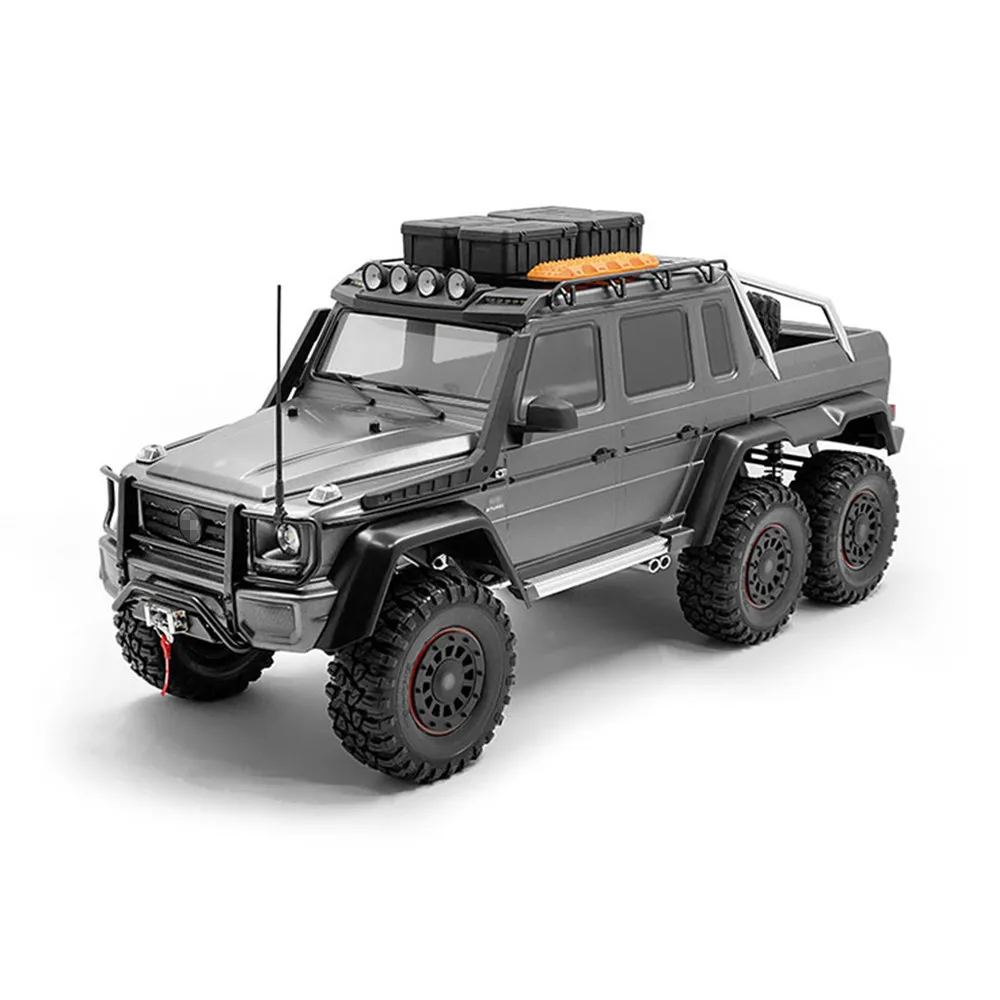 Металлический багажник на крышу со светодиодным прожектором для TRAXXAS TRX6 G63/TRX4