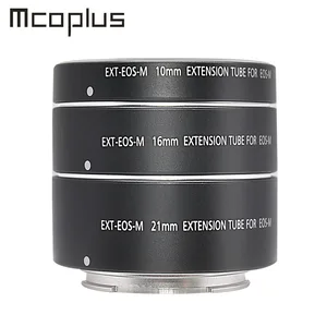 Удлинительное Кольцо Mcoplus для макросъемки с автофокусом, 10 мм, 16 мм, 21 мм, для Canon EF-M, Monut EOS M, M1, M6, M2, M3, M5, M50, M100, M200