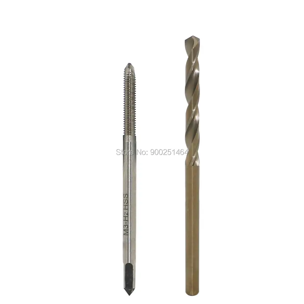 М3x0 5 высокоскоростной стальной Резьбовой кран + набор сверл из быстрорежущей