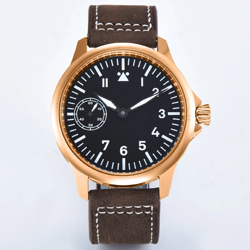 Роскошные Механические Мужские часы с ручным заводом corgтеле 45 мм ST3600 черный