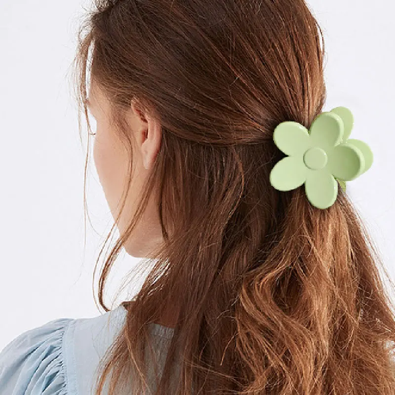 

1 Pc Candy Color Summer Hair Claws Girls Korean Cute Barrette Hair Clips Acrylic Hairgrip Clamp Hair Accessories For Children