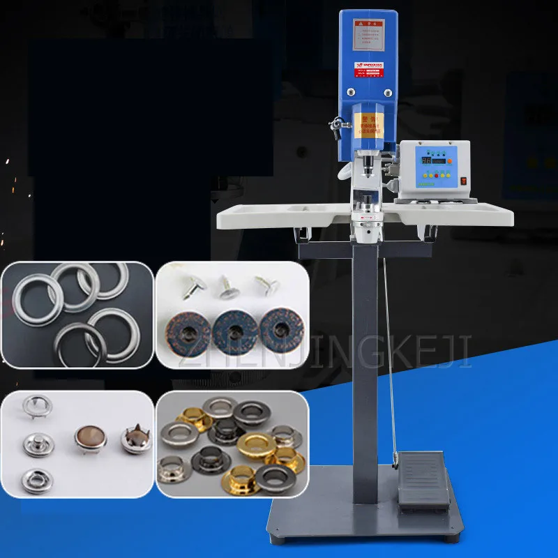 

Semi-Automatic Button Machine Durable Pants Clothes Curtain Buckle Convenient Easy Accurate Prevent Hitting Button Sewing Device