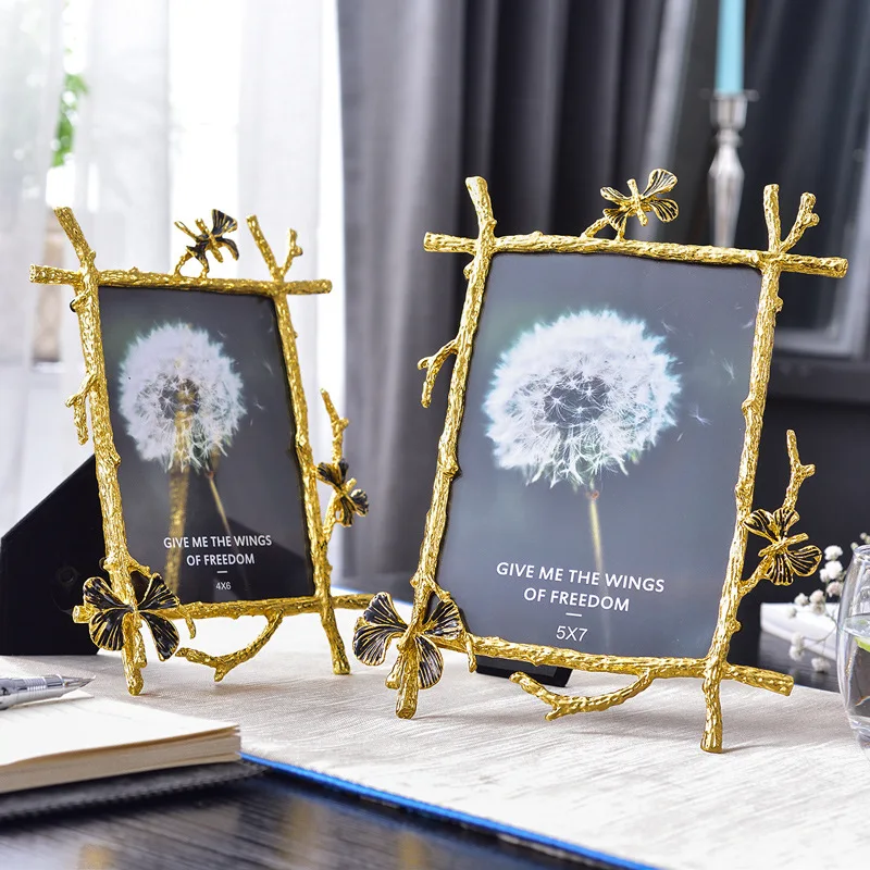 Металлическая фоторамка в стиле ретро 6/7/10 дюймов креативная художественная