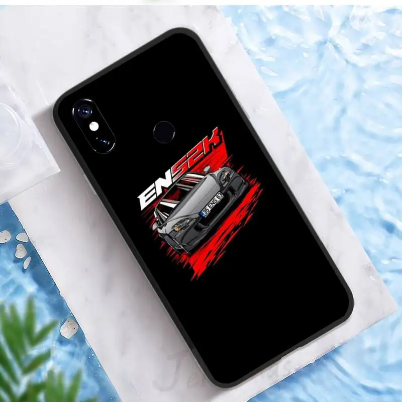 

sports car jdm Black art Phone Case For Xiaomi Redmi note 7 8 9 t k30 max3 9 s 10 pro lite