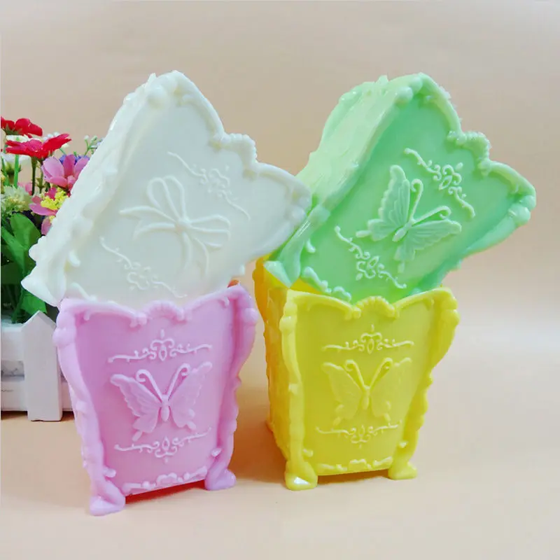 1 шт. акриловые Бабочка Макияж Chic Косметический коробка для хранения случае