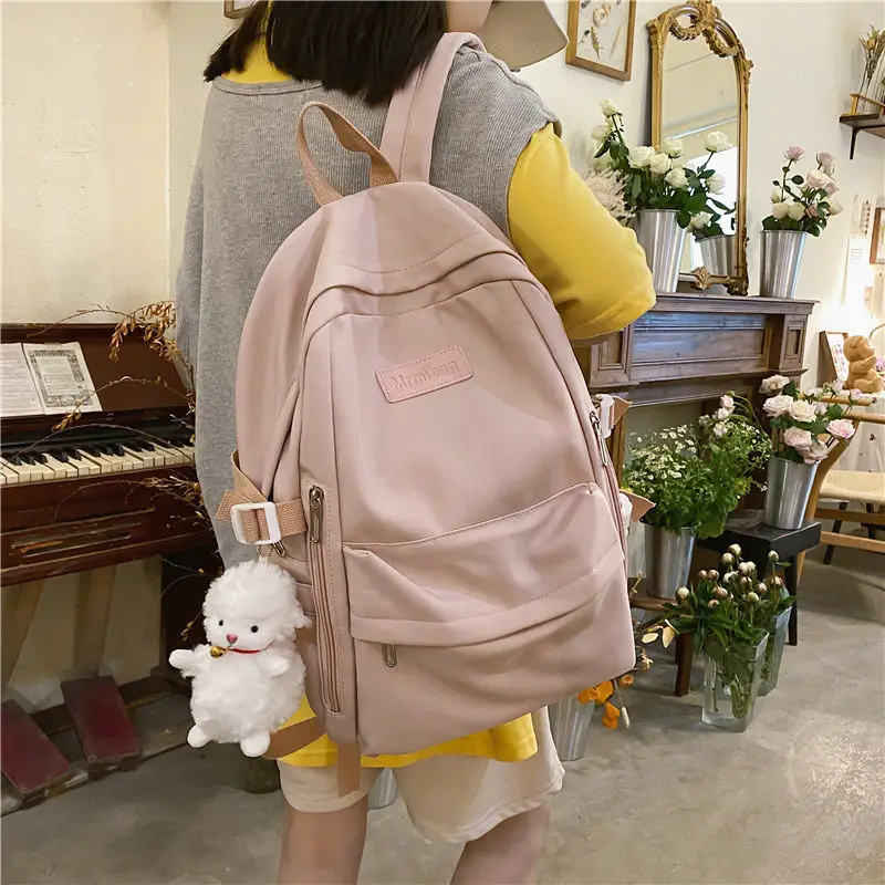 Вместительный женский рюкзак новинка 2022 Простой Школьный Forest для колледжа