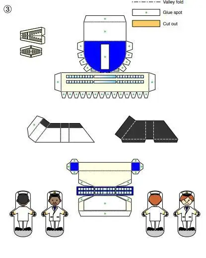 3D бумажная карточка для семейного корабля ручной работы модель самостоятельной