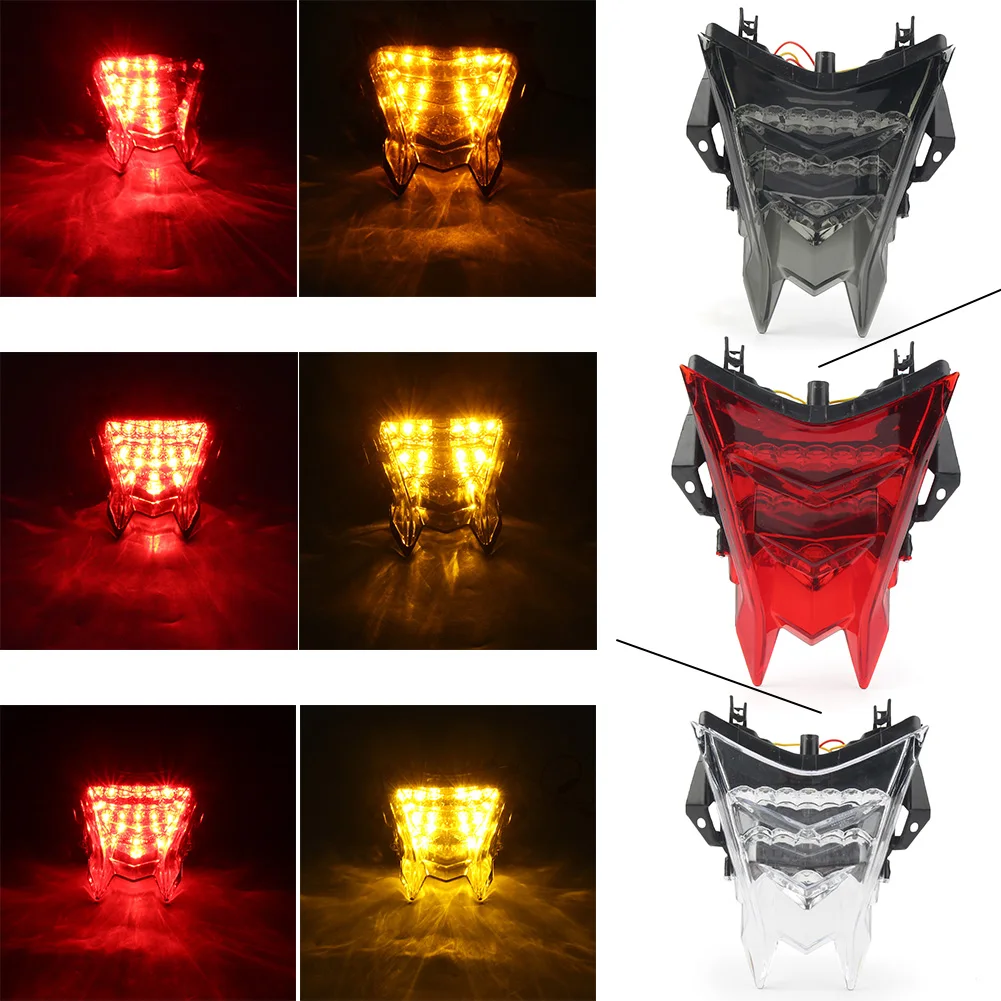 

Задний фонарь для мотоцикла, встроенный поворотный сигнал, светодиодный задсветильник для BMW S1000RR 2009-2018 и HP4 S1000R 2014-2016, белый, черный, красный