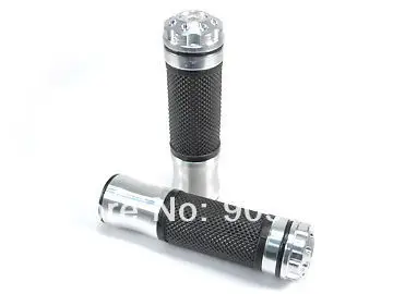 1 пара серебряный велосипед 7/8 ''Руль ручками для Honda Kawasaki Suzuki KtN Yamaha XJ 550 600 700 750