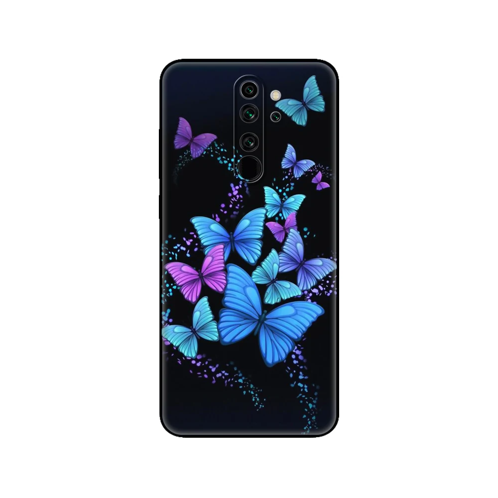 For xiaomi Redmi Note 8T Case Soft Silicon Cover For xiaomi Redmi Note 8 2021 Case T Fundas On Redmi NOTE 8 PRO  black tpu case