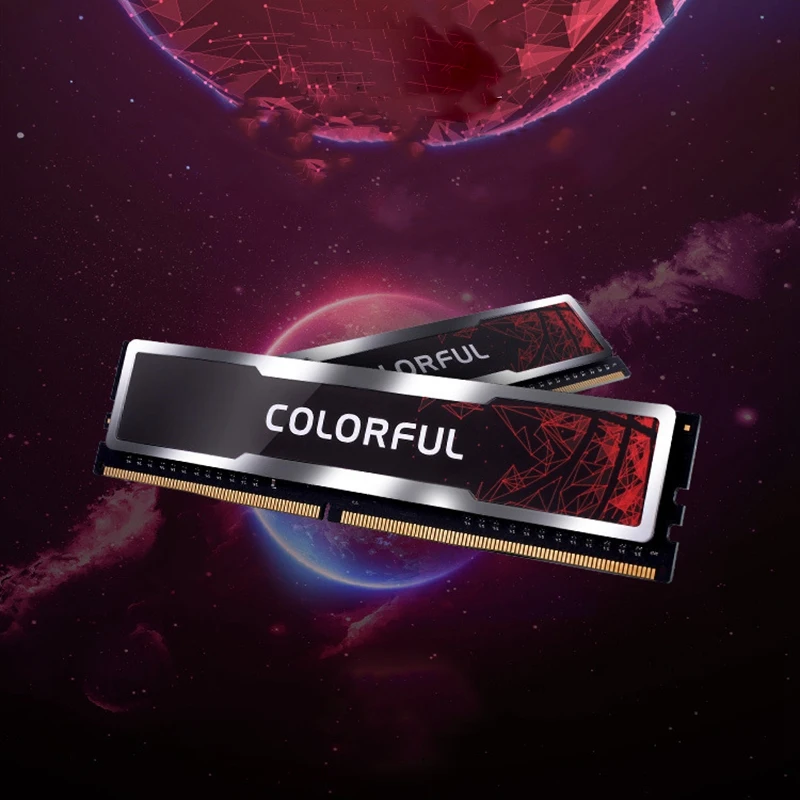 COLORFUL 8G 3200HZ DDR4 Tomahawk Memory Module, Cool Vest, Efficient HHeat Dissipation, Gaming Gaming Memory Desktop
