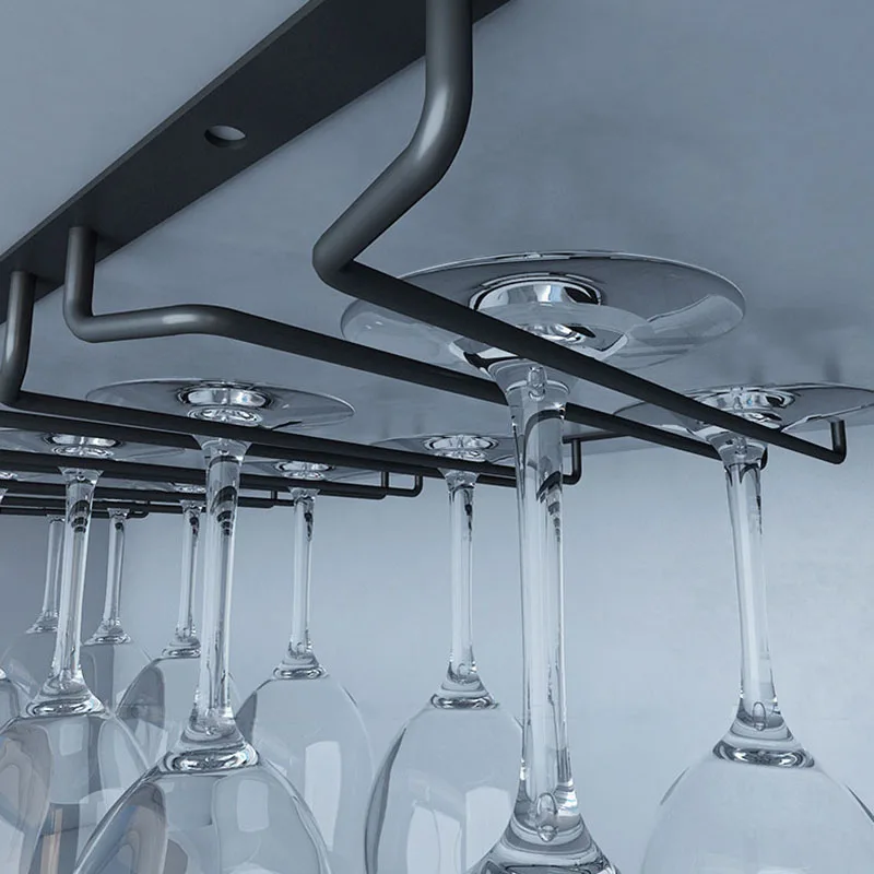 Подвесная стойка из нержавеющей стали черный держатель для шкафа полка хранения