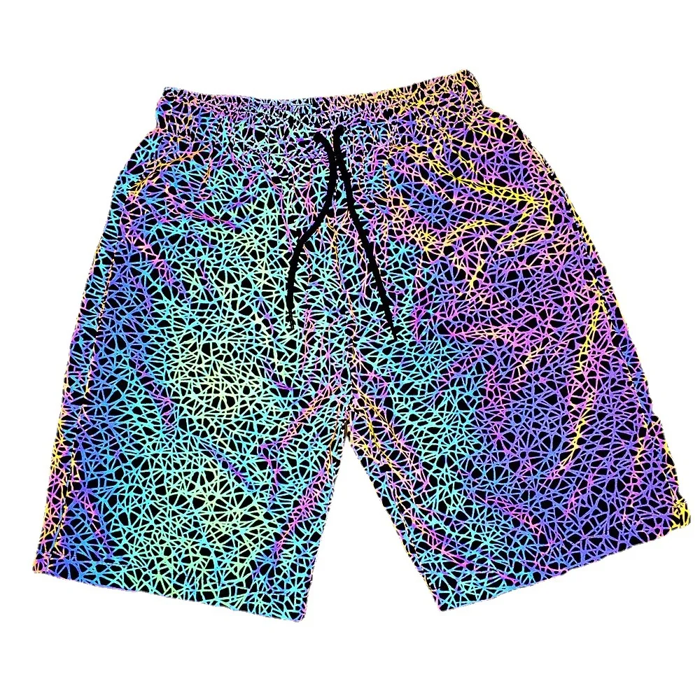 

Dazzle colour the bird's nest shorts tarmac reflective shorts in Europe and the street tide 5 minutes of pants for men and women