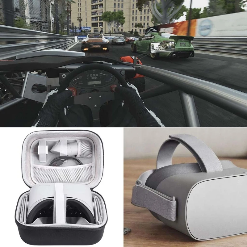 Противоударная жесткая женская сумка для путешествий Чехол Oculus Go гарнитуры
