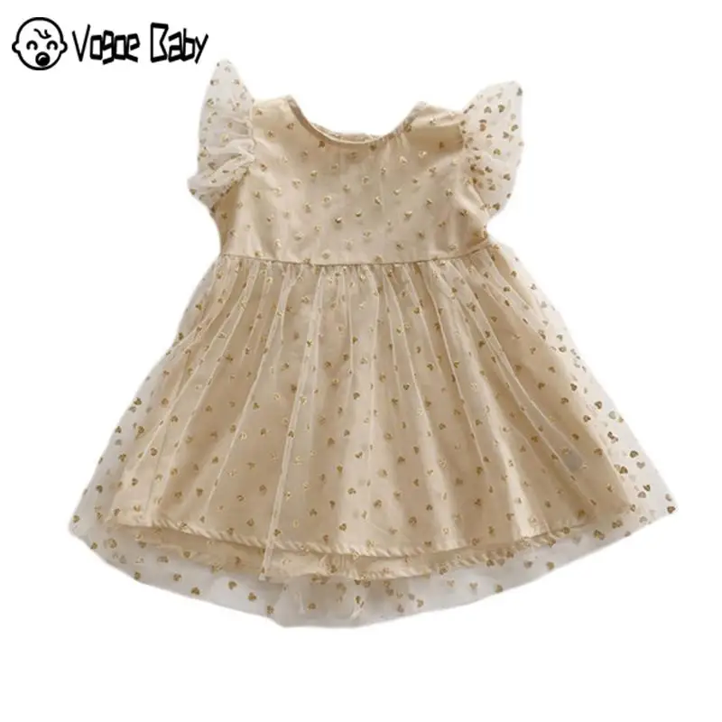 

Summer Baby Girls Dresses Sweet Mesh Gauze Lovely Princess Dance Party Birthday Performance Kids Children Toddler Korean Style