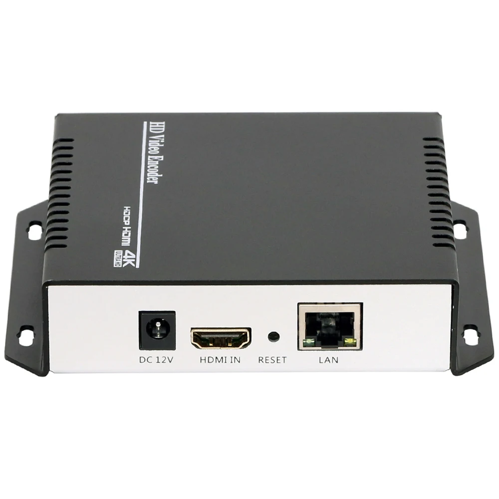 4K Ультра HD HDMI к IP видео кодировщик H.264 кодирующее устройство телевидения по протоколу Интернета потоковая трансляция в прямом эфире кодировщик сервера с RTSP UDP HLS RTMP RTMPS