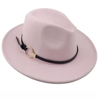 women simple wool outback fedora hat for winter autumn elegantlady floppy cloche wide brim jazz caps size 56 60cm