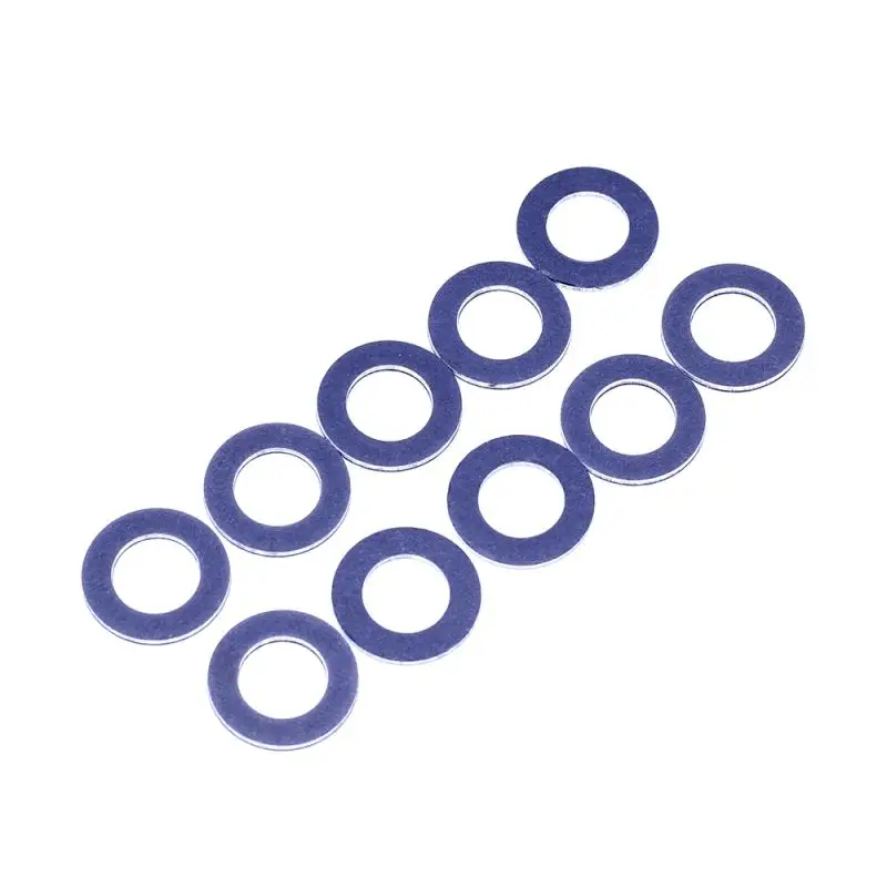 10 шт./компл. алюминиевая пробка для слива масла двигателя уплотнительные