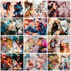 Набор для рисования по номерам на холсте девочка