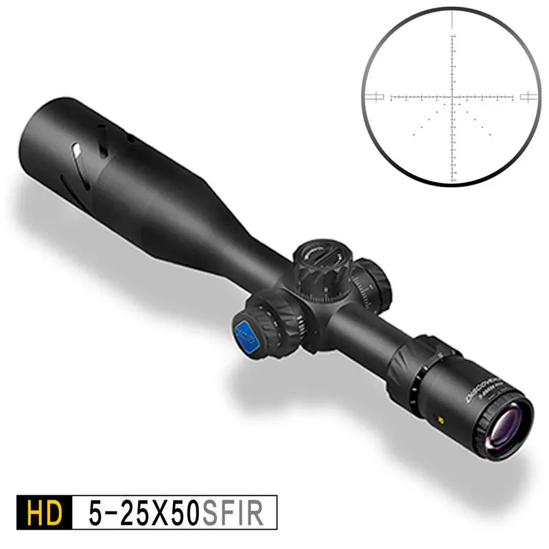 Охотничий оптический прицел Discovery HD 5 25X50 SFIR световая сетка высокомощный