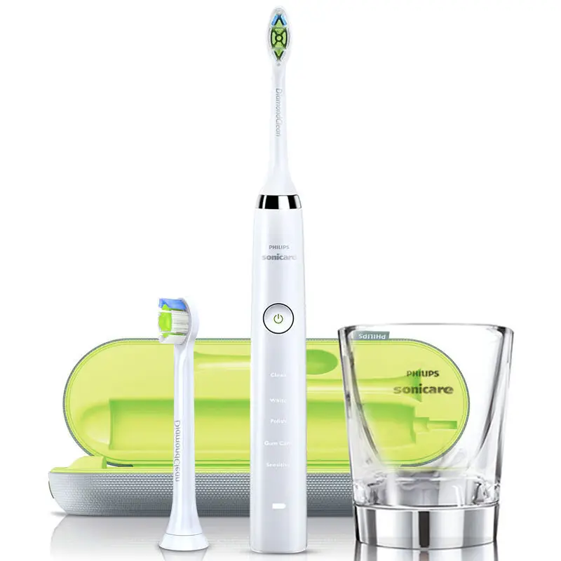 Электрическая зубная щетка Philips Sonicare HX9332 с белым кристаллом напоминания для