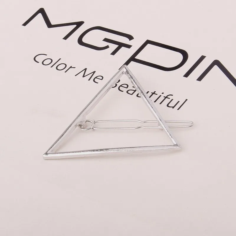 Горячие девушки треугольник Луна шпильки заколки для волос женщин металлические