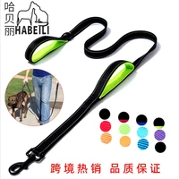 pet supplies traction rope large and medium sized dog dog traction belt nylon double thick reflective dog rope